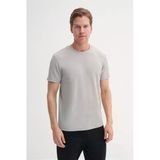 Cazador Bisiklet Yaka Erkek Açık Gri T-Shirt 40470