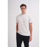Cazador Bisiklet Yaka Erkek Beyaz T-Shirt 40470 - M