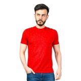 CAZADOR Bisiklet Yaka T-Shirt, XL, 24YCEEO04116, Kırmızı, Erkek