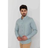 Cazador Caz 2059 Erkek Düz Renk Oxford Gömlek S.blue - XL