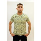 Cazador Caz 4123 Desenli Bisiklet Yaka Erkek T-Shirt - Nil - XL