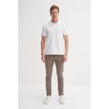 Cazador CAZ 4185 Beyaz Polo Erkek T-Shirt