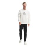 Cazador CAZ 53290 BİSİKLET YAKA BEYAZ ERKEK SWEAT (25 KIŞ) Ekru XL