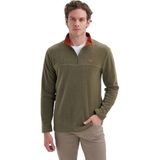 Cazador Caz Yarım Fermuarlı Haki Erkek Sweatshirt