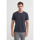 Cazador Erkek Antrasit Bisiklet Yaka T-Shirt 46180 - M
