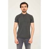 Cazador Erkek Antrasit Melanj Polo Yaka T-Shirt