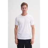 Cazador Erkek Beyaz Bisiklet Yaka T-Shirt 46180 - M