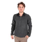 CAZADOR Erkek Fermuarlı Sweatshirt, Antrasit Melanj, XXL