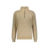 CAZADOR Erkek Fermuarlı Sweatshirt, Bej, L Beden, 8683487347046