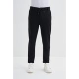 CAZADOR Erkek Jogger Pantolon, Yüksek Bel, Siyah, XL