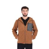CAZADOR Erkek Kapüşonlu Sweatshirt, Camel, XL
