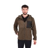 CAZADOR Erkek Kapüşonlu Sweatshirt, Haki, S Beden
