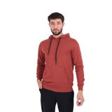 CAZADOR Erkek Kapüşonlu Sweatshirt, Kiremit, M Beden