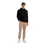 CAZADOR Erkek Kapüşonlu Sweatshirt, Siyah, M Beden