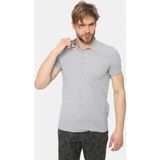 Cazador Erkek Polo Yaka Battal T-Shirt Siyah 4613 - XXXXL - Gri