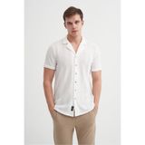 Cazador Erkek Polo Yaka T-shirt, Beyaz, XL Beden