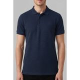 Cazador Erkek Slim Fit %100 Pamuk Pike Polo Yaka Tişört Basic Kısa Kollu Günlük T-Shirt - Lacivert