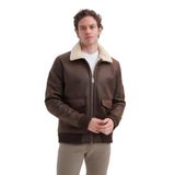 CAZADOR Erkek Slim Fit Mont, Kahve, M Beden