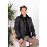 CAZADOR Erkek Slim Fit Mont, Siyah, M Beden