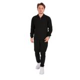 CAZADOR Erkek Slim Fit Yüksek Bel Eşofman Altı, Siyah, L Beden