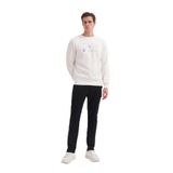 CAZADOR Erkek Sweatshirt, Bisiklet Yaka, Ekru, XXL
