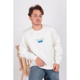 CAZADOR Erkek Sweatshirt, Ekru, XXL