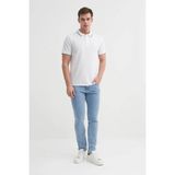 Cazador Erkek T-Shirt 42470 Beyaz - 2XL