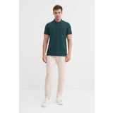 Cazador Erkek T-Shirt Polo Yaka Koyu Yeşil 4613