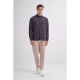 Cazador Erkek Tencel Regular Fit Gömlek Uzun Kol 20610 Antrasit