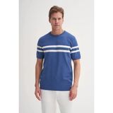 Cazador Erkek Triko T-Shirt 30360 - Mavi