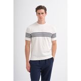 Cazador Erkek Triko T-shirt 30400 EKRU