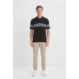 Cazador Erkek Triko T-Shirt 34230 - Siyah - M