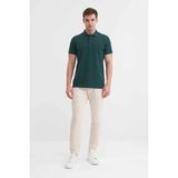 Cazador Polo Yaka Koyu Yeşil Erkek T-Shirt 46130 - M