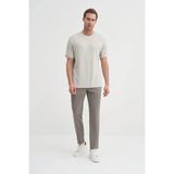 Cazador Regular Fit Dokulu Gri Erkek T-Shirt 42530