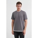 Cazador Regular Fit Koyu Gri Erkek T-Shirt 40030