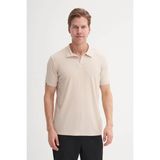 Cazador Regular Fit Örme Dokulu Bej Erkek Polo Yaka T-Shirt 42040