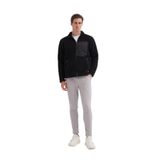 Cazador Shadow Regular Fit Kürklü Dik Yaka Sweat HIRKA-50960 - Siyah - XL