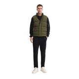 Cazador Shadow Slim Fit Elyaf Dolgulu Crinkle Kumaş Yelek-10260 HAKİ L