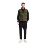 Cazador Shadow Slim Fit Elyaf Dolgulu Crinkle Kumaş Yelek-10260 HAKİ M