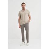 Cazador Slim Fit Bej Erkek T-Shirt 42470 - XL