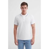 Cazador Slim Fit Beyaz Erkek T-Shirt 42470