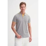 Cazador Slim Fit Gri Erkek Polo Yaka T-Shirt 46140