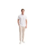 CAZADOR Slim Fit Polo Yaka Likralı Rahat Düz Örme Tişört, M, 25YCEEO04008, BEYAZ, Erkek