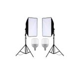 cazipshop Cazip Shop Video Softbox Sabit Işık Seti Sürekli Işık 50x70 Led Işık 200 Cm Ayak 2'li Set