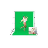 cazipshop Ürün Çekimi Fotoğraf Ve Stüdyo Çekimleri Için Yeşil Fon Perde + Stant 2x3 Metre Stand+fon