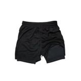 CAZZ SPORTS CEPSİZ 2'Sİ 1 ARADA FUTBOLCU-GYM-FİTNESS-ANTRENMAN-KOŞU KISA TAYTLI ŞORT- TAYTLI ŞORT BİRLEŞİK
