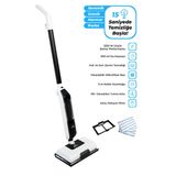 Cb-702 Buharlı Mop | 1250W Güç | 180° Dönebilen Başlık | Halı Ve Sert Zemin Temizleyici