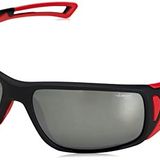 Cébé Üniseks Proguide güneş gözlüğü, Proguide Black Red Mat - Peak Grey Silver Ar, L