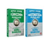Cba 2026 Kpss Türkçe + Matematik Pusulası Soru Bankası 2 Li Set