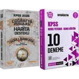 CBA Akademi 2026 Kpss Coğrafya Pusulası Harita Destekli Soru - 2026 Kpss Ortaöğretim Çözümlü 10 Deneme